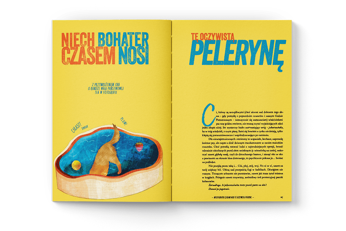 Niech bohater czasem nosi tę oczywistą pelerynę