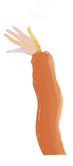Celebrating hand